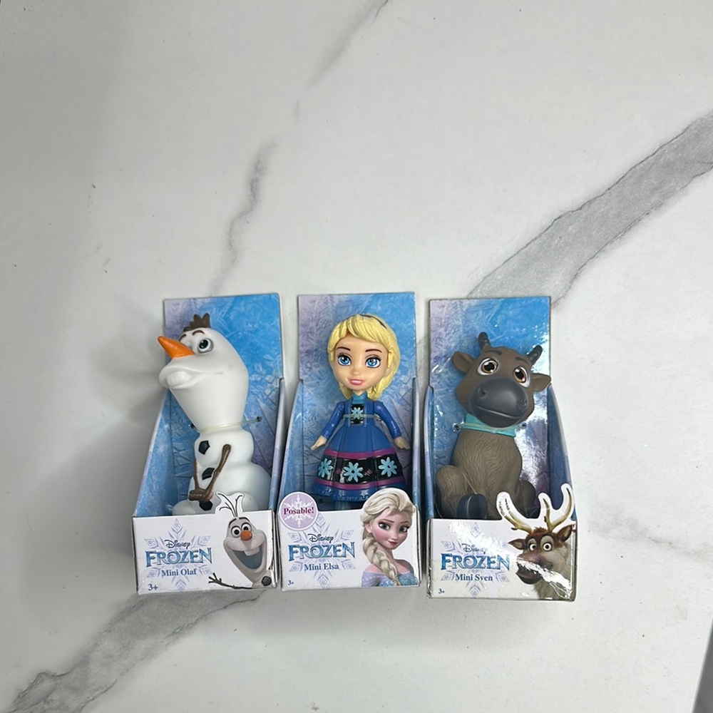Disney Frozen Mini Olaf Mini Elsa Mini Sven